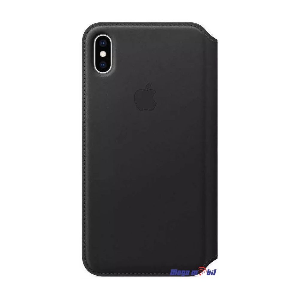 Futrola iPhone XS Max Leather Original black flip